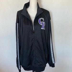 Mens Colorado Rockies Track Jacket